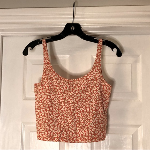 Forever 21 orange crop top Medium - Picture 1 of 2